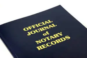 Notary Log Book