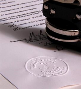 Notary Official Seal Notary New York